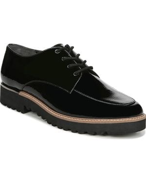 Franco Sarto Charles Faux Leather Patent Oxfords - Black