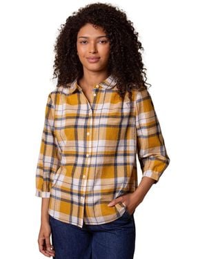 Celtic & Co. Peter Pan Collar Checked Blouse - Multicolor