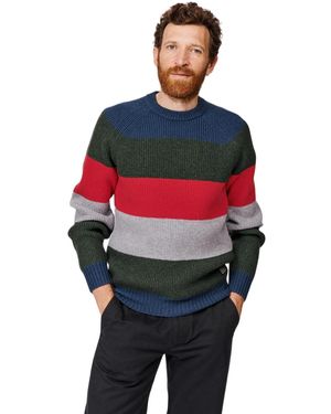 aubi Pitt Crew Neck Sweater - Multicolor