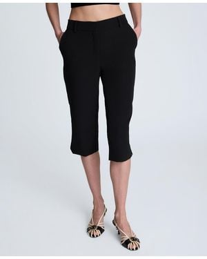 Kenneth Cole Mid-rise Pedal Pusher Pants - Black