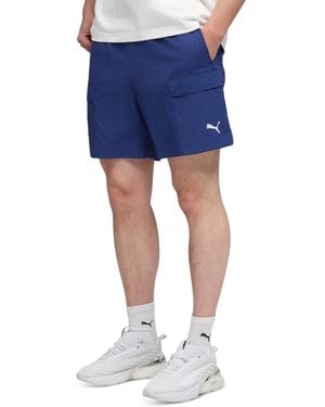 PUMA Regular-fit Cargo Shorts - Blue
