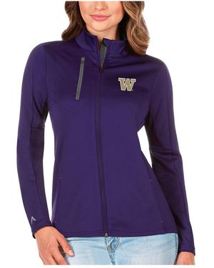 Antigua Purple/graphite Washington Huskies Generation Full-zip Jacket