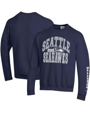 Champion Seattle Seahawks Powerblend Fleece Sweatshirt - Blue