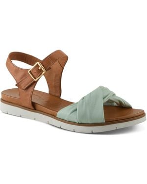 Spring Step Nihira Flat Sandal - Brown