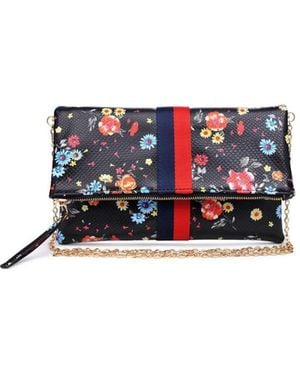 Moda Luxe Jules Print Clutch - White