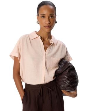 Whistles Nicola Textured Shirt - Black