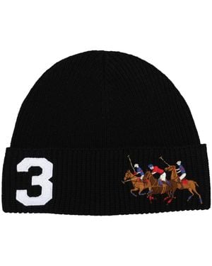 Polo Ralph Lauren Polo Match Beanie - Black