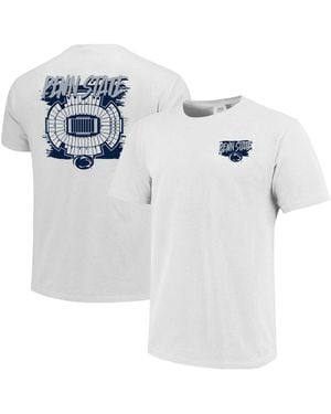 Image One And Penn State Nittany Lions Hyper Local Stadium Gameday Seating T-shirt - White