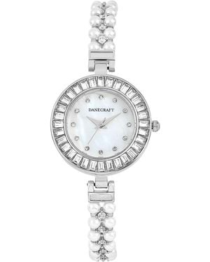 Playzoom Danecraft Fine Plated Analog Watch - White