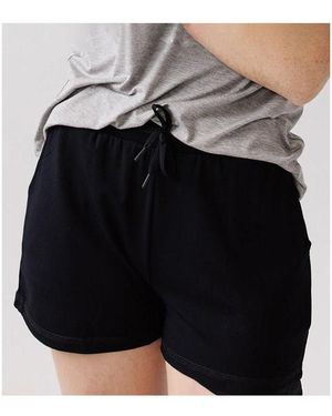 Cozy Earth Viscose From Bamboo Ultra-soft jogger Short - Black