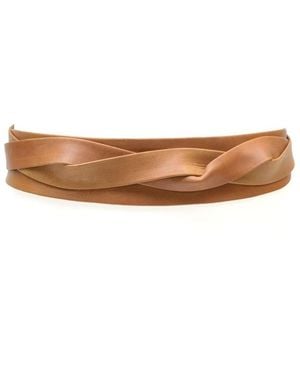Ada Midi Wrap Belt - White