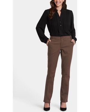 NYDJ Barbara Bootcut Trouser Pants - Black
