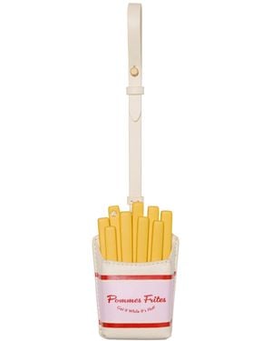Kate Spade French Fry Bag Charm - White