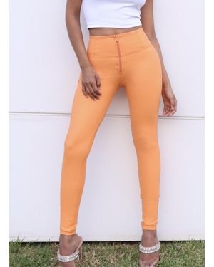 Freddy Faux Leather High-rise Sculpting Skinny Pants - White