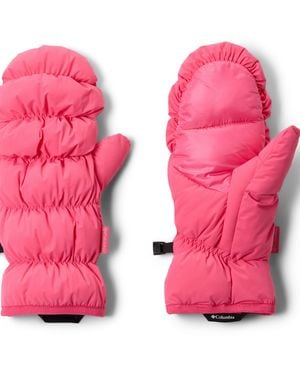 Columbia Csc Luxe Omni-shield Water-resistant Fleece-lined Mittens - Pink