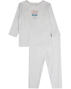 Memoi Kids' Create Your Own Dreams Crayon Box 2 Pc Lounge Set - White