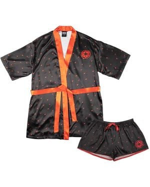 Heroes & Villains Star Wars Imperial Robe Shorts Pajama Set - Black