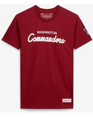 Mitchell & Ness Washington Commanders Head Coach Classic T-shirt - Red