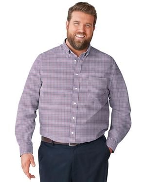 Kingsize Big & Tall Wrinkle-free Dress Shirt - Purple