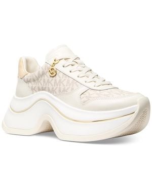 Michael Kors Michael Arla Lace Up Sneakers - White