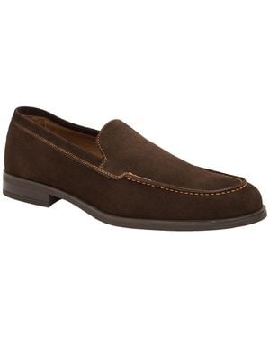 Bruno Magli Fiore Premium Suede Round Toe Loafers - Brown