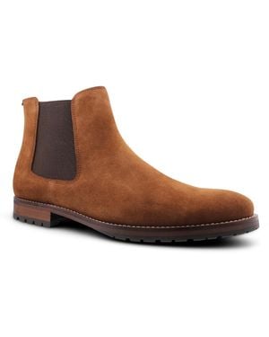 Blake McKay Davidson Fashion Dress Casual Chelsea Boots - Brown
