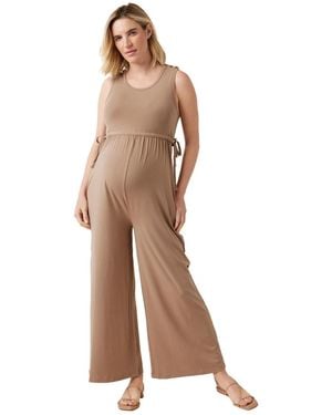 Ingrid & Isabel Ingrid + Isabel Maternity Ingrid + Isabel Limitless Knit Jumpsuit - Natural