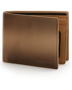 Perry Ellis Ombre Horizon Fold Wallet - Brown