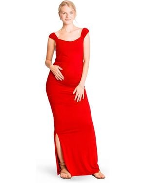 Nom Maternity Zoey Dress - Red