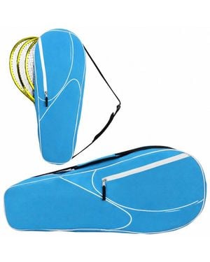 Peneyon 3 Racquet Tennis Bag Padded Carry Tote With Extra Storage - Blue