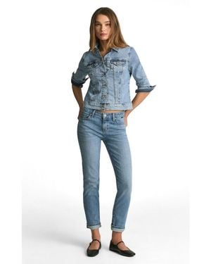 Mavi Emma Mid Rise Boyfriend Jeans - Blue