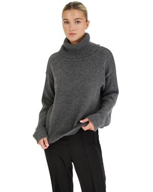 Belle & Bloom Right Here Waiting Open Back Knit - Gray
