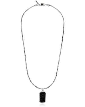 Ettika Dog Tag Necklace - Blue