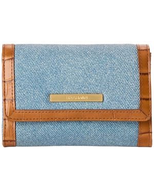 Brahmin Kerra Alden Road Leather Mini Wallet - Blue