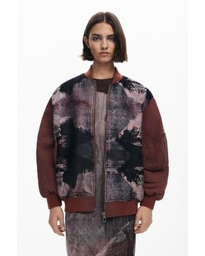 Desigual Jacket Designed By Mr. Christian Lacroix - Brown