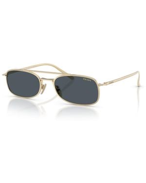 Prada Rectangle Sunglasses Pr D59s - Blue