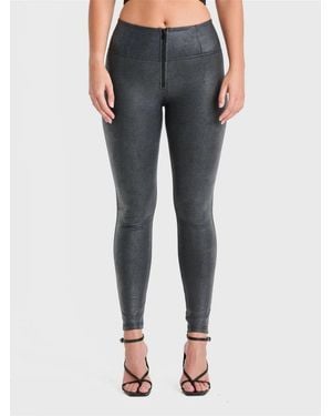 Freddy Snake Skin High-rise Sculpting Pants - Blue