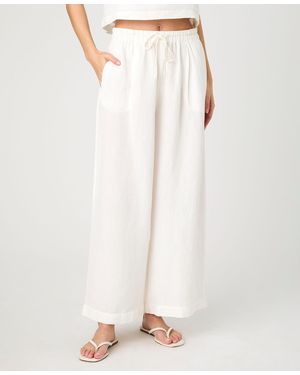 French Connection Birdie Wide-leg Pants - White