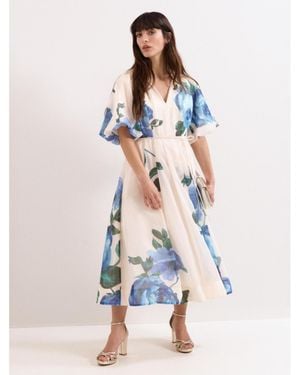 Phase Eight Adeline Midi Dress - Natural