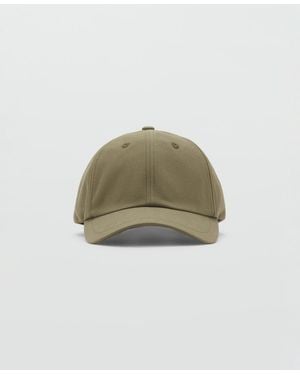 Mango Plain Cotton Hat - Green