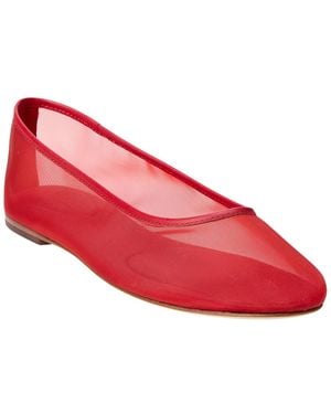 Ralph Lauren Francesca Slip On Flats - Red