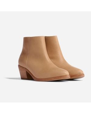 Nisolo Marisa Inside Zip Boot - White