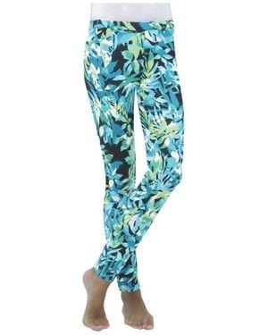 Memoi Borneo Lightweight Summer leggings - Blue