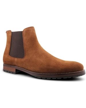 Blake McKay Davidson Fashion Dress Casual Chelsea Boots - Brown