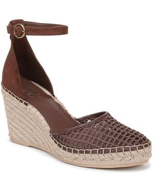 Franco Sarto Idalia Espadrille Wedge Sandals - Brown
