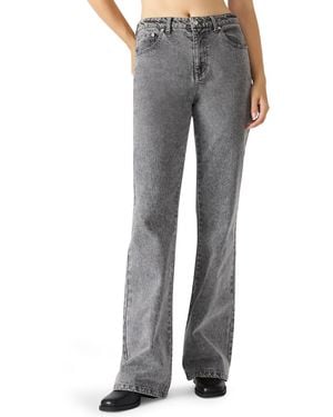 Steve Madden Irys Slim-fit High Rise Ankle Jeans - Gray
