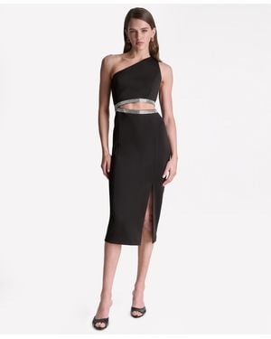 BCBGMAXAZRIA Scuba Midi Dress - Black