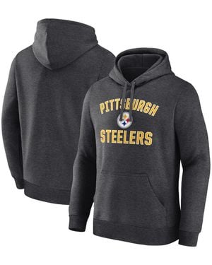 LOGO ATHLETIC Pittsburgh Steelers Arch Victory Hoodie - Black
