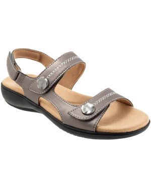 Trotters Romi Stitch Sandal - Metallic