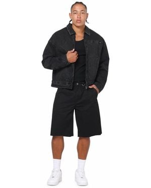 Saint Morta Amplus Divinity Khaki Shorts - Black